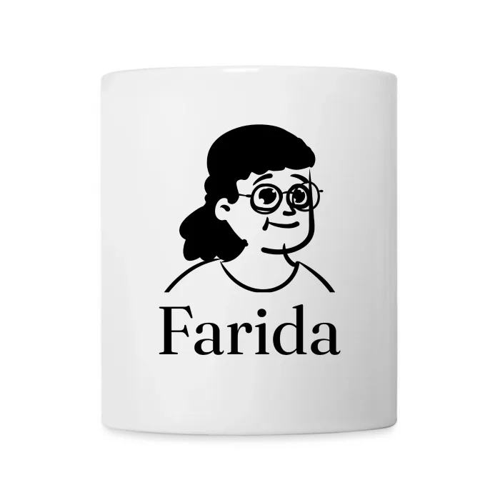 Mug personnalisé au prénom Farida