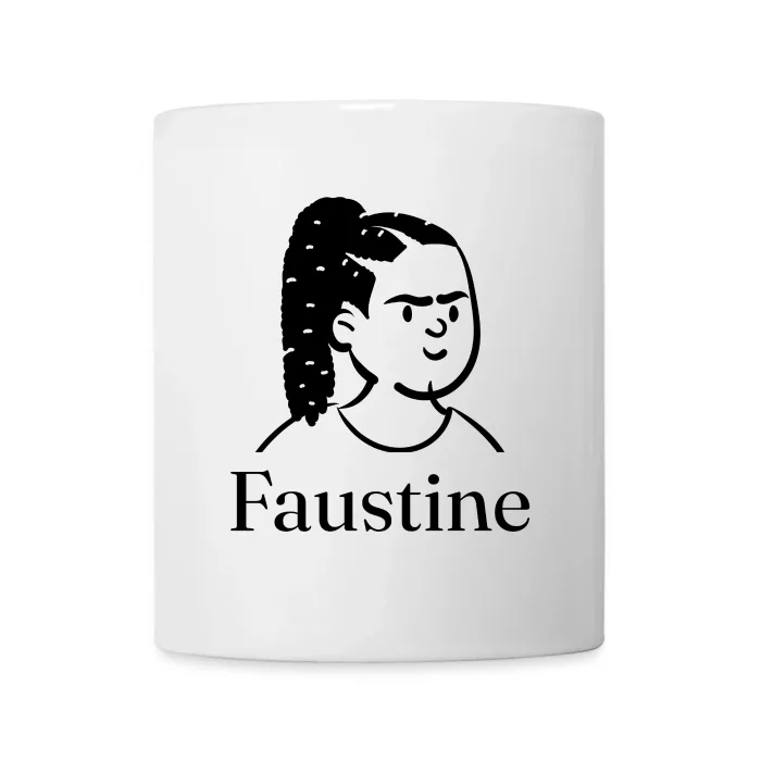 Mug personnalisé au prénom Faustine