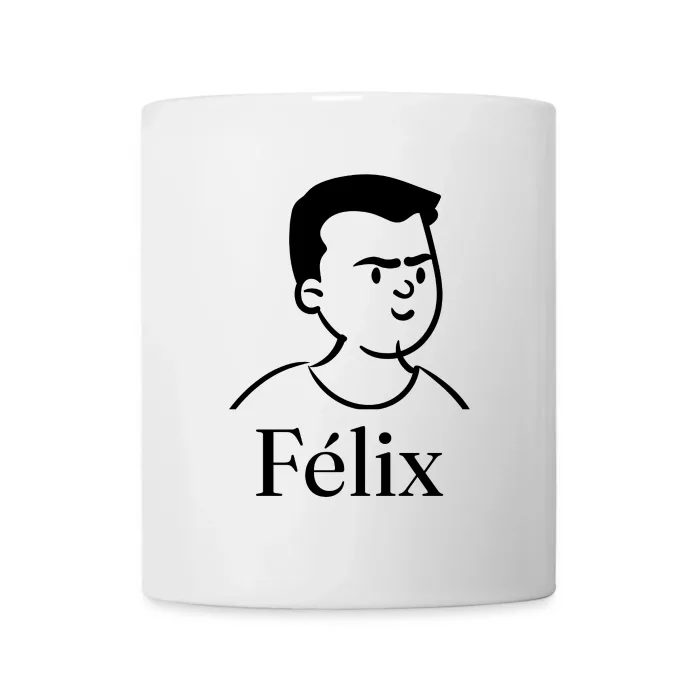 Mug personnalisé au prénom Félix