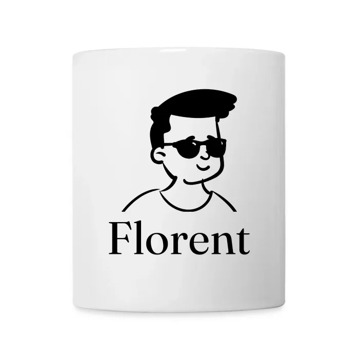 Mug personnalisé au prénom Florent