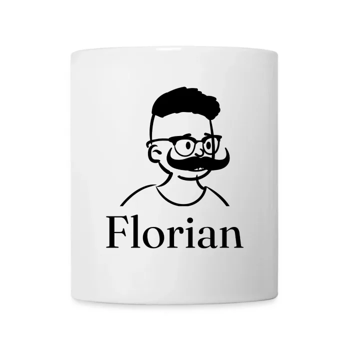 Mug personnalisé au prénom Florian