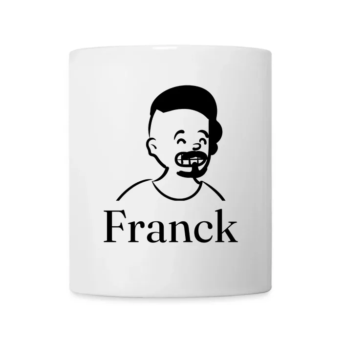 Mug personnalisé au prénom Franck