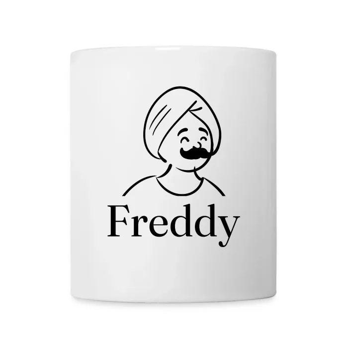 Mug personnalisé au prénom Freddy