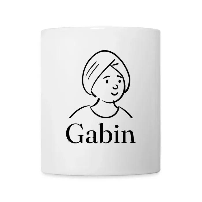Mug personnalisé au prénom Gabin