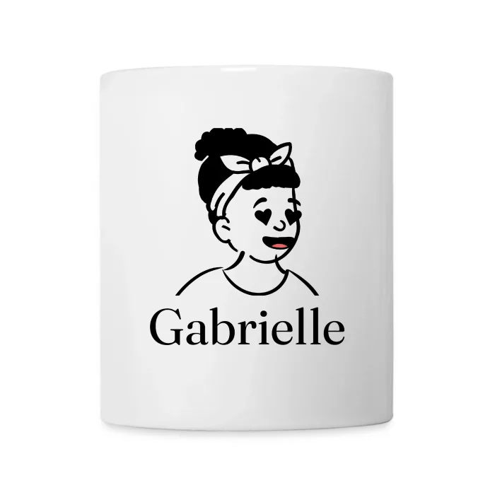 Mug personnalisé au prénom Gabrielle