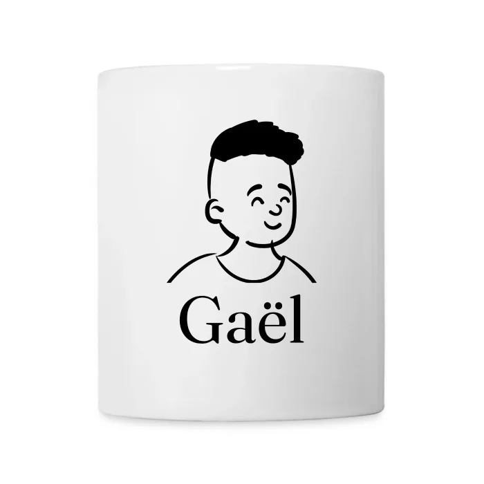 Mug personnalisé au prénom Gaël