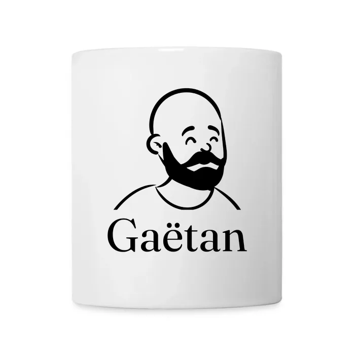 Mug personnalisé au prénom Gaëtan
