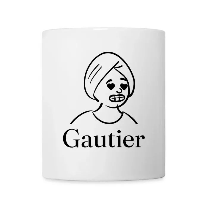 Mug personnalisé au prénom Gautier