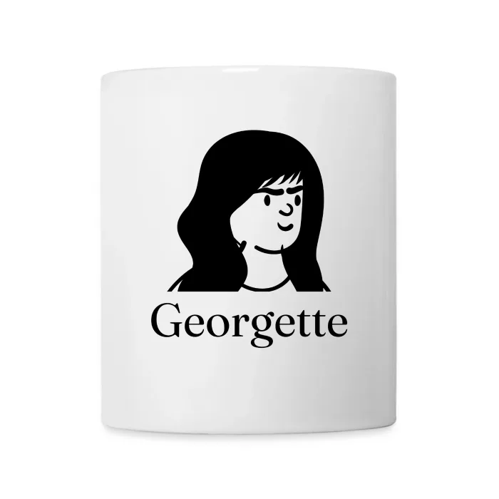 Mug personnalisé au prénom Georgette