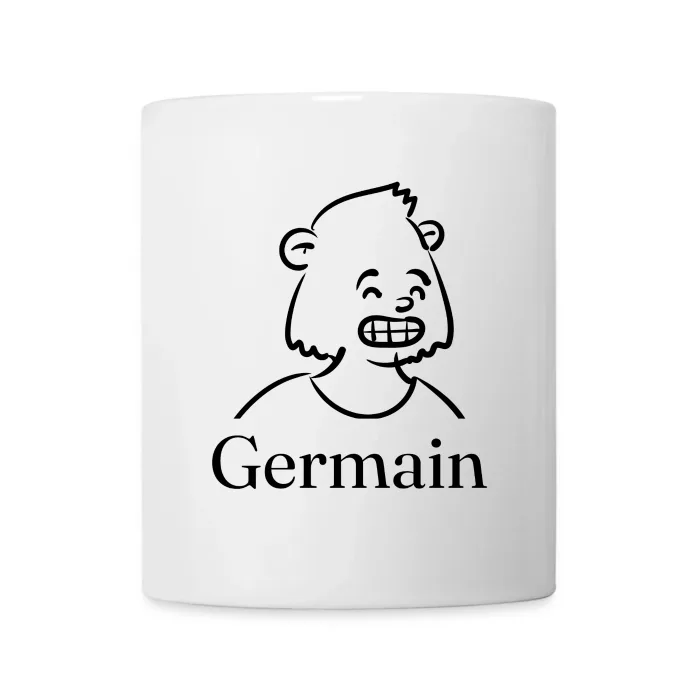 Mug personnalisé au prénom Germain