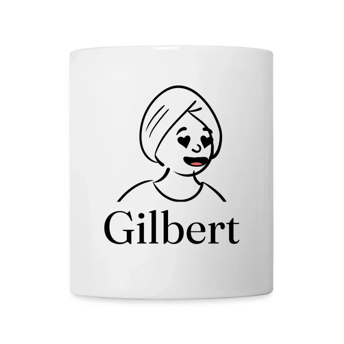 Mug personnalisé au prénom Gilbert