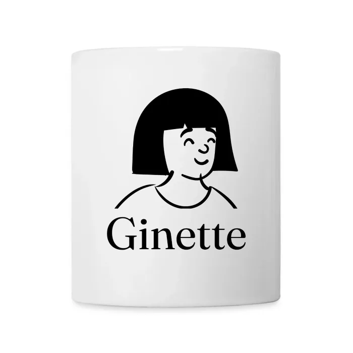 Mug personnalisé au prénom Ginette