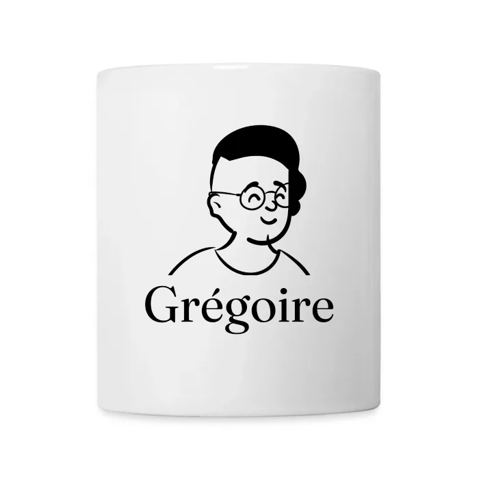 Mug personnalisé au prénom Grégoire