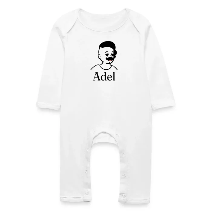 Grenouillère bébé personnalisée au prénom Adel