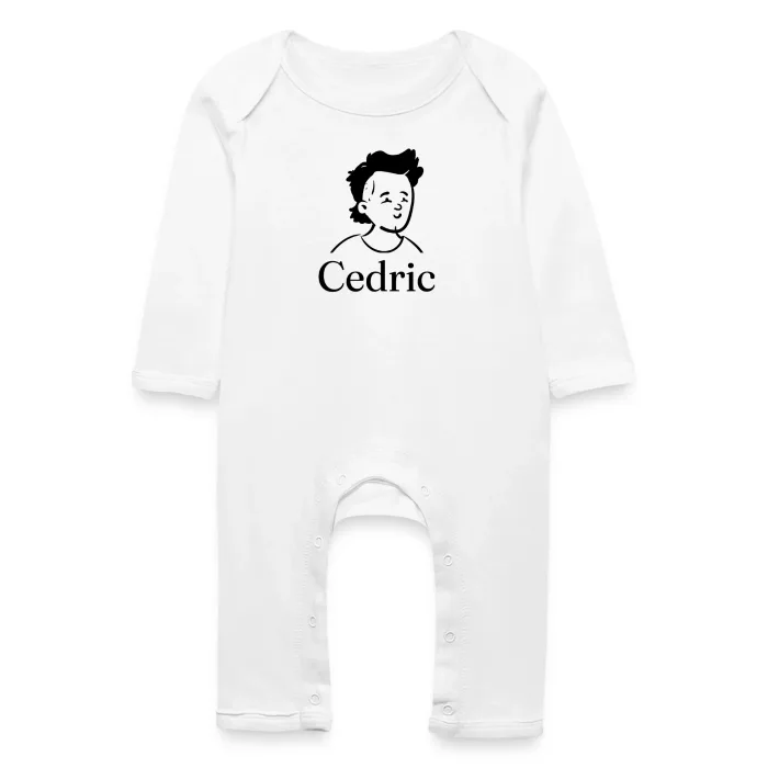 Grenouillère bébé personnalisée au prénom Cedric