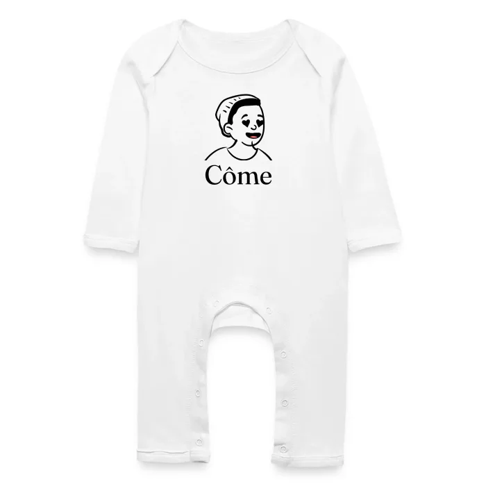 Grenouillère bébé personnalisée au prénom Côme