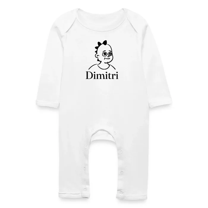 Grenouillère bébé personnalisée au prénom Dimitri