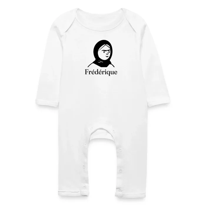 Grenouillère bébé personnalisée au prénom Frédérique