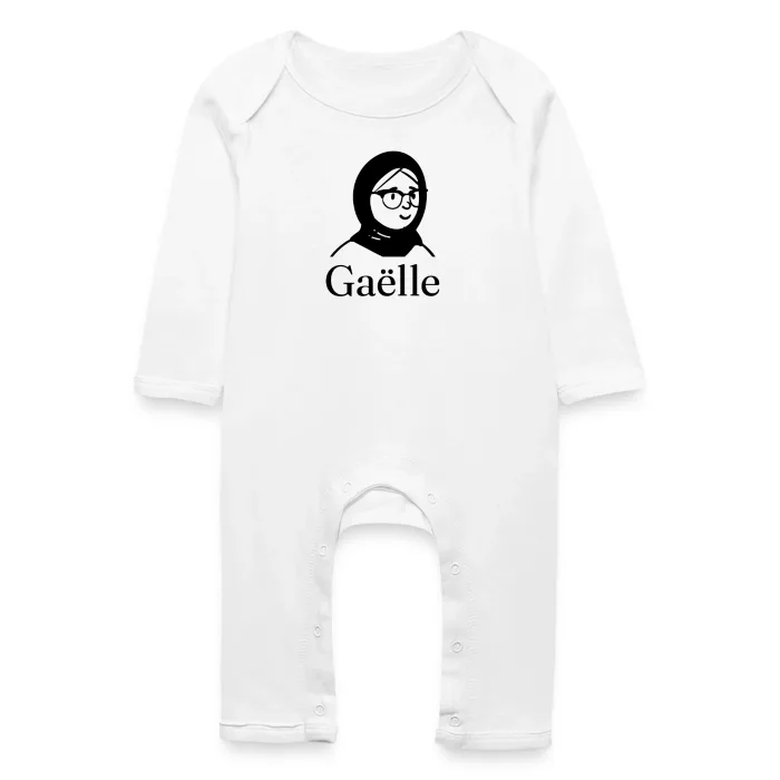 Grenouillère bébé personnalisée au prénom Gaëlle