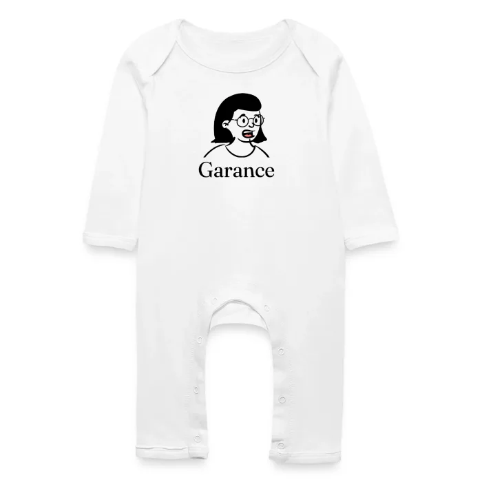 Grenouillère bébé personnalisée au prénom Garance