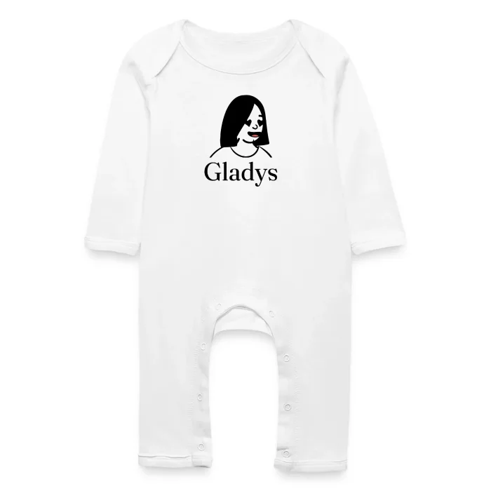 Grenouillère bébé personnalisée au prénom Gladys