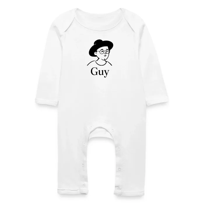 Grenouillère bébé personnalisée au prénom Guy