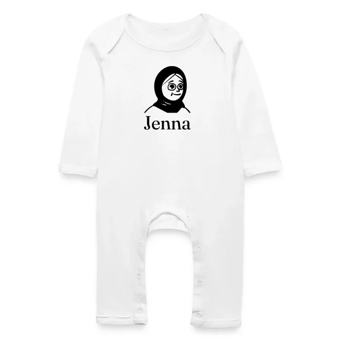 Grenouillère bébé personnalisée au prénom Jenna