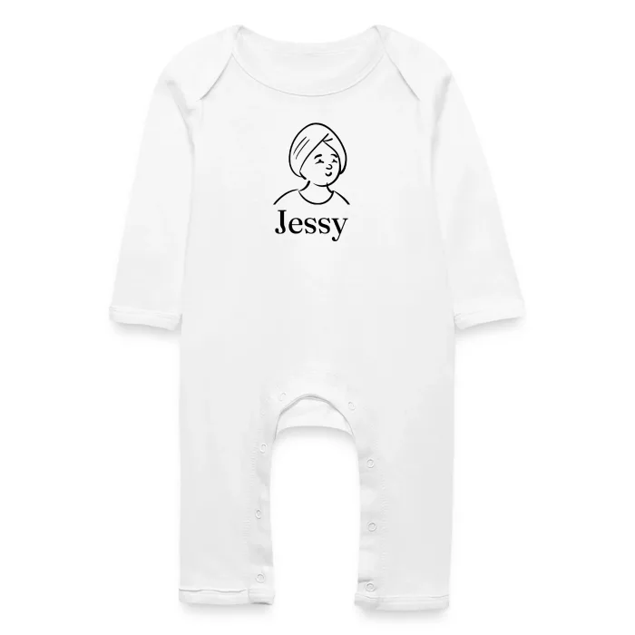 Grenouillère bébé personnalisée au prénom Jessy
