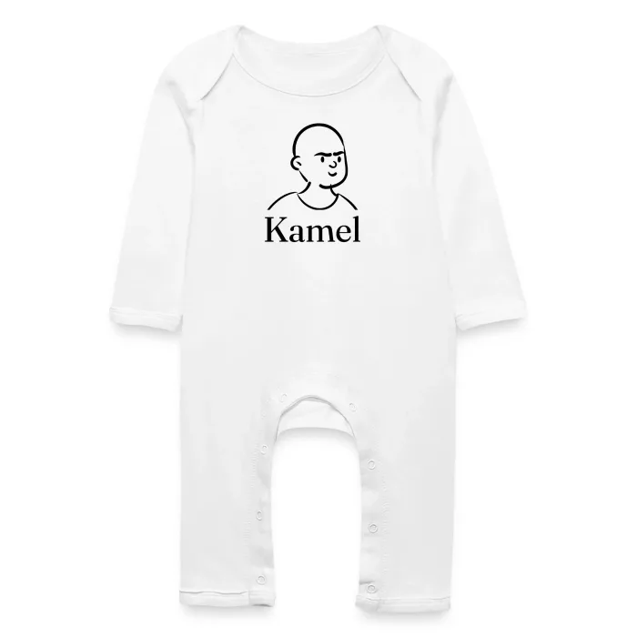 Grenouillère bébé personnalisée au prénom Kamel