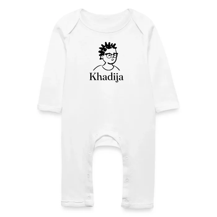 Grenouillère bébé personnalisée au prénom Khadija