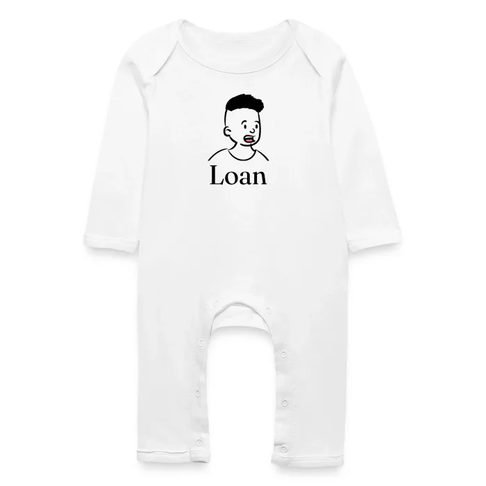Grenouillère bébé personnalisée au prénom Loan