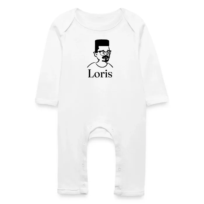 Grenouillère bébé personnalisée au prénom Loris