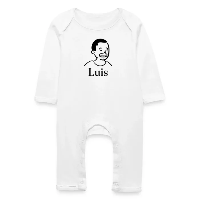 Grenouillère bébé personnalisée au prénom Luis