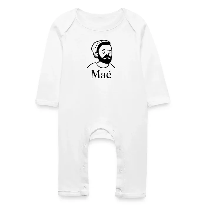 Grenouillère bébé personnalisée au prénom Maé