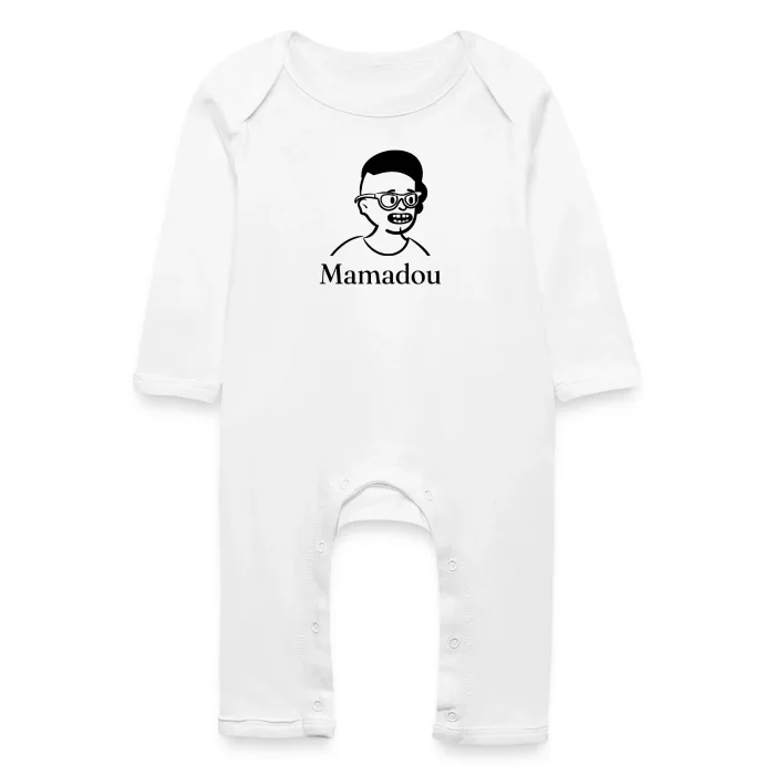 Grenouillère bébé personnalisée au prénom Mamadou