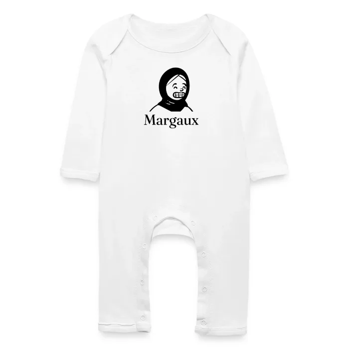 Grenouillère bébé personnalisée au prénom Margaux