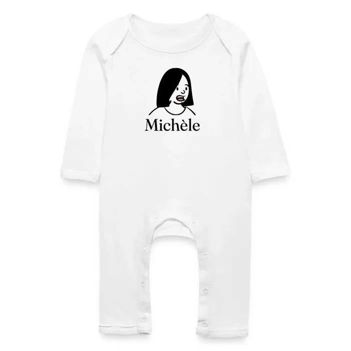 Grenouillère bébé personnalisée au prénom Michèle