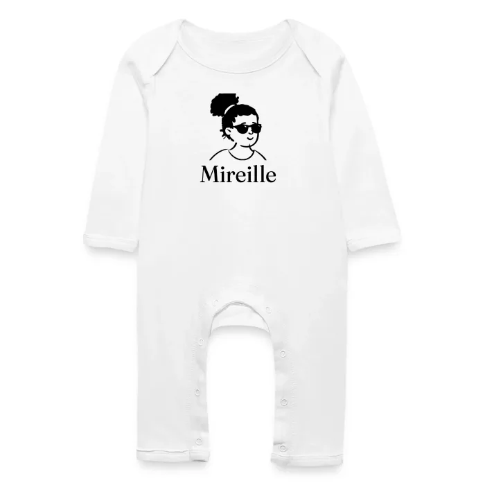 Grenouillère bébé personnalisée au prénom Mireille