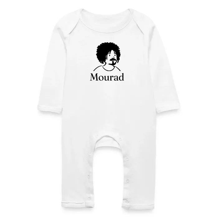Grenouillère bébé personnalisée au prénom Mourad