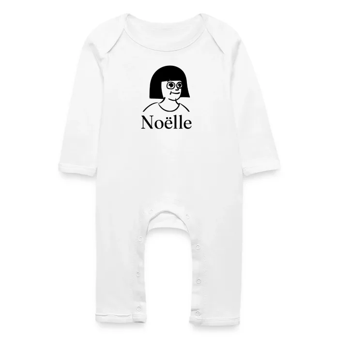 Grenouillère bébé personnalisée au prénom Noëlle