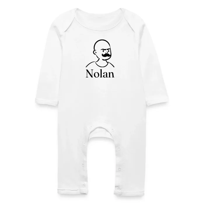 Grenouillère bébé personnalisée au prénom Nolan
