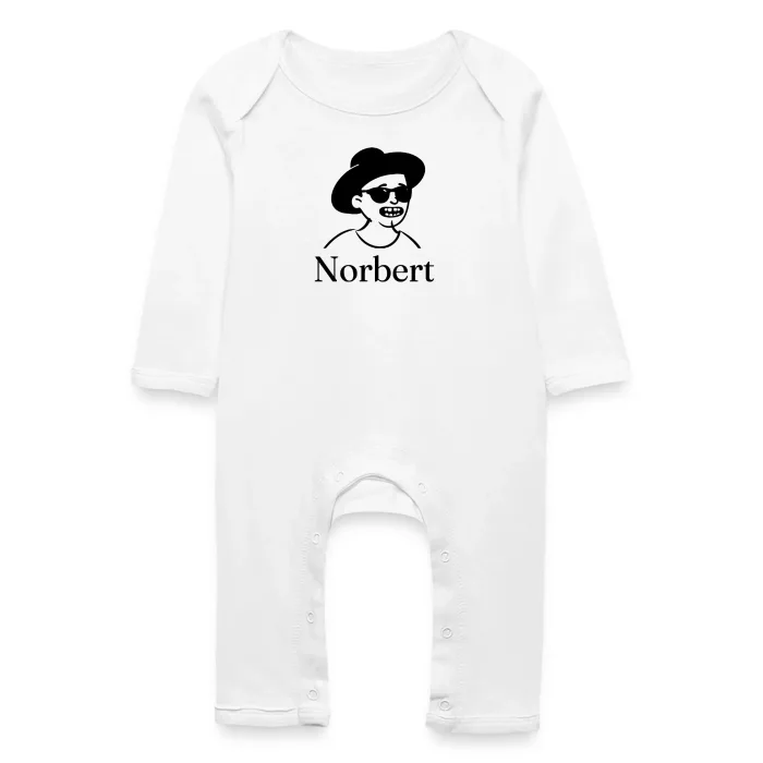 Grenouillère bébé personnalisée au prénom Norbert