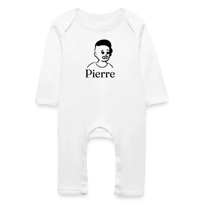 Grenouillère bébé personnalisée au prénom Pierre