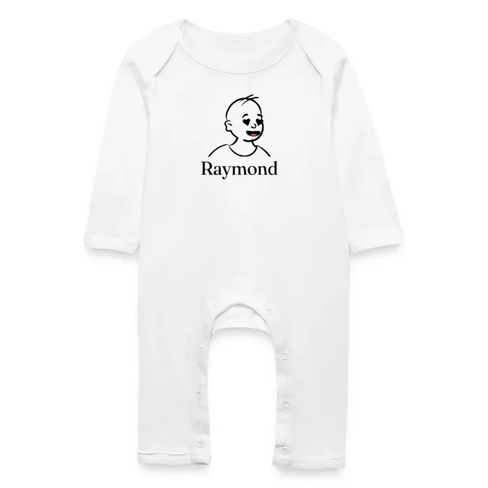 Grenouillère bébé personnalisée au prénom Raymond
