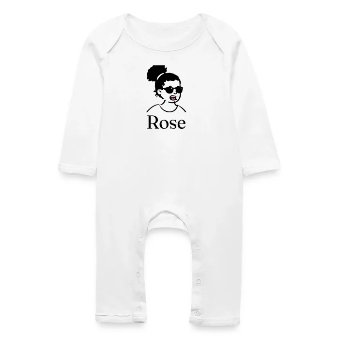 Grenouillère bébé personnalisée au prénom Rose