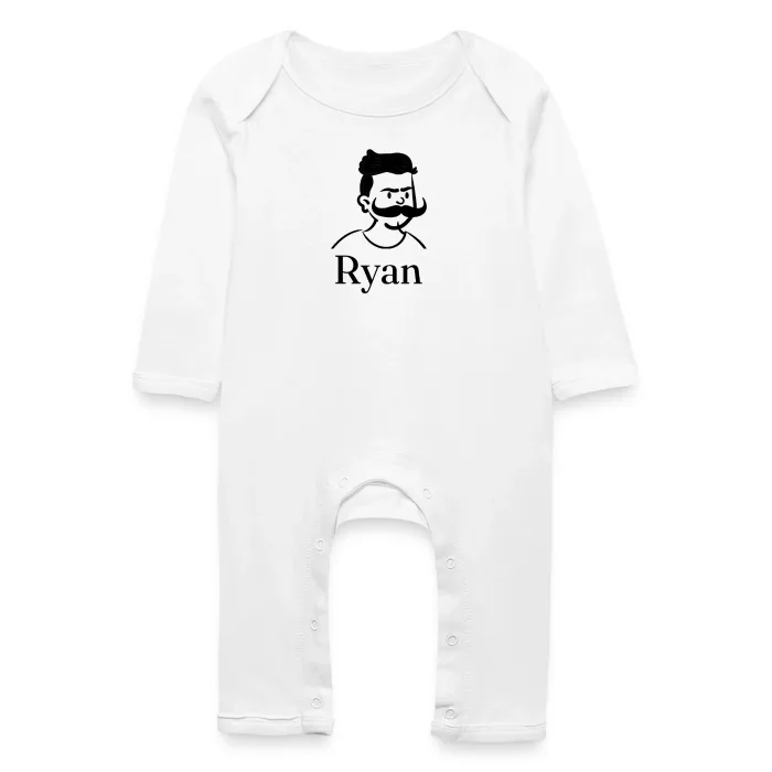 Grenouillère bébé personnalisée au prénom Ryan
