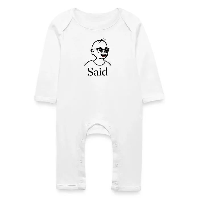 Grenouillère bébé personnalisée au prénom Said