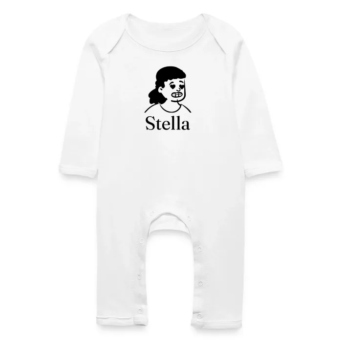 Grenouillère bébé personnalisée au prénom Stella