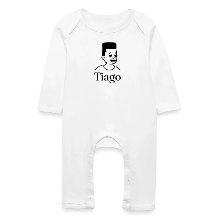 Grenouillère bébé personnalisée au prénom Tiago