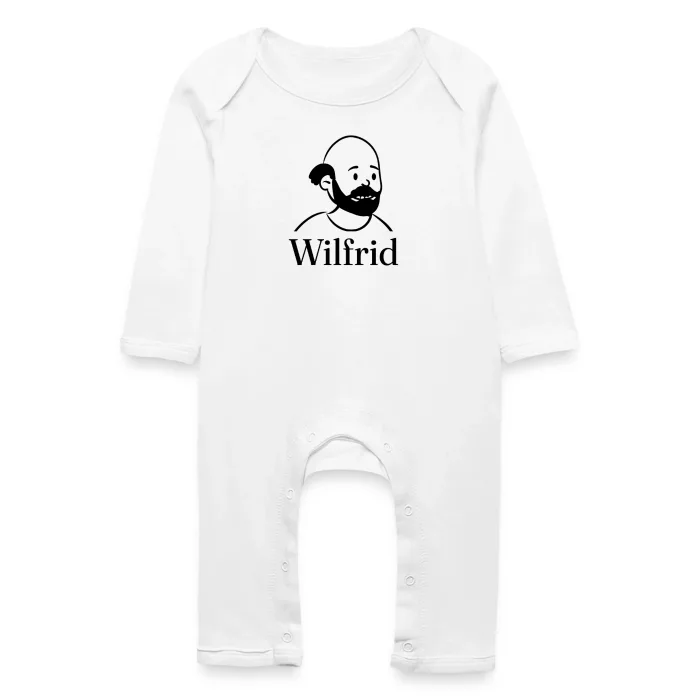 Grenouillère bébé personnalisée au prénom Wilfrid